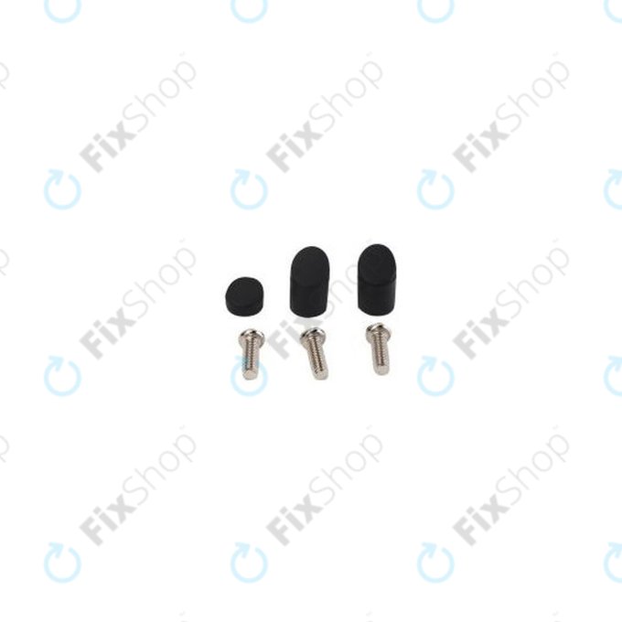 Tappi in gomma e viti parafango posteriore per Xiaomi Mi Electric Scooter 2 M365, Black