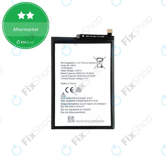 Batteria per Infinix Hot 11S NFC, BL-49GX, 5000mAh