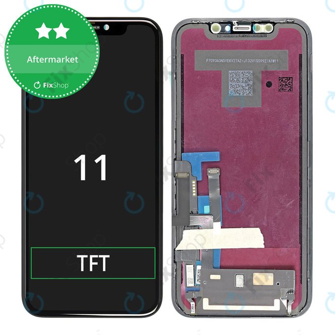 Schermo In-Cell HD+ per iPhone 11, Vetro touch con cornice
