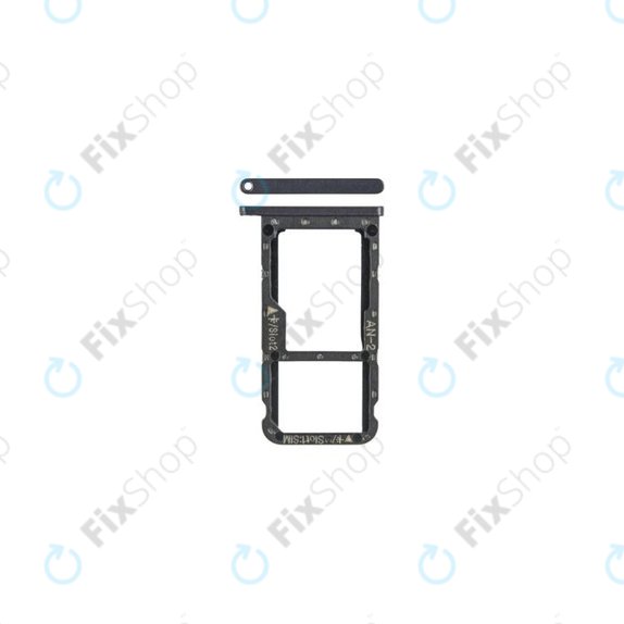 SIM e SD Tray per Huawei P20 Lite, Midnight Black, 51661HKK, Genuine Service Pack