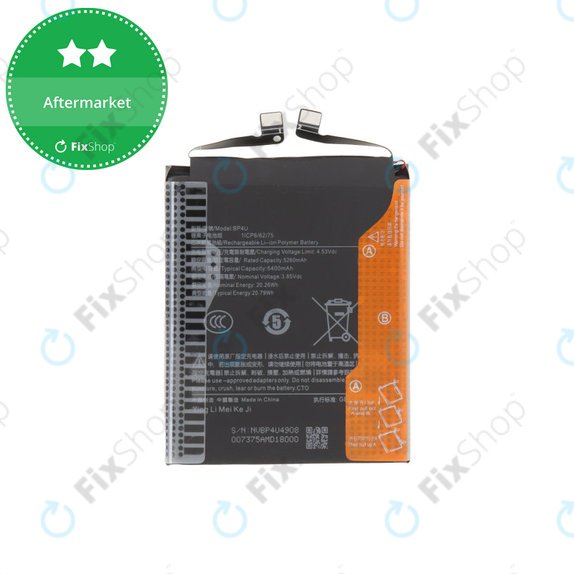 Batteria per Xiaomi 15 5G, BP4U, BP4V, 5400mAh