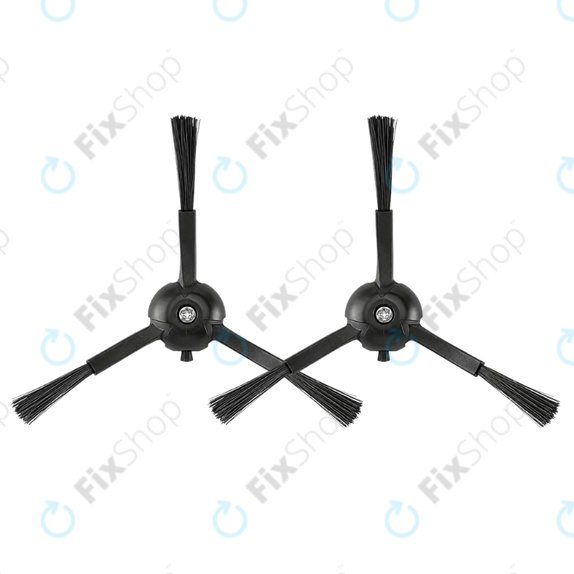 Spazzola laterale, 2 pz., Nera per Roborock Qrevo MaxV, Pro, Plus, S