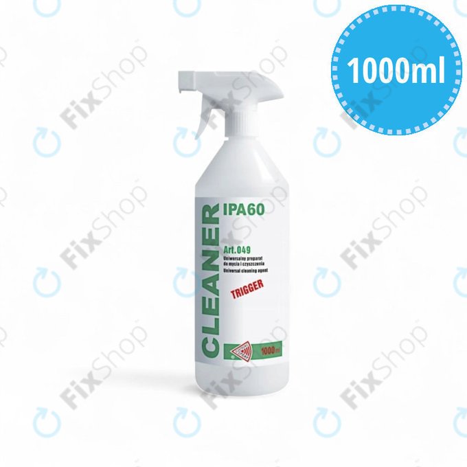 Alcool isopropilico 60%, 1000 ml, Trigger, Cleanser IPA