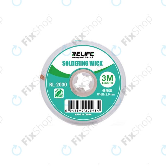 Treccia dissaldante potente 2 mm, Relife RL-2030