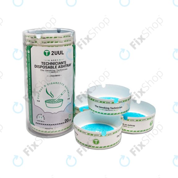 Posacenere monouso per tecnici 20 pz/scatola, 2UUL AS01