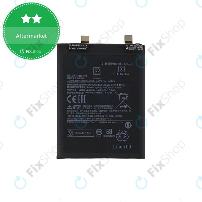 Batteria per Xiaomi 12, 12X, BP46, 4500mAh