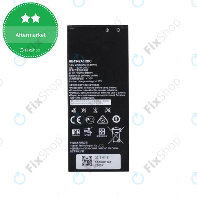 Batteria per Huawei Y6, HB4342A1RBC, 2200mAh