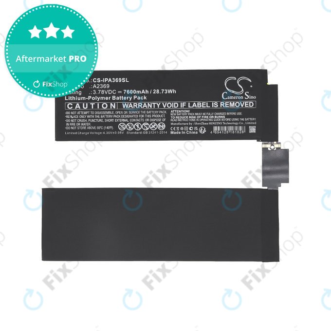 Batteria A2369 per Apple iPad Pro 11.0" (3rd Gen 2021), 7600mAh, HQ