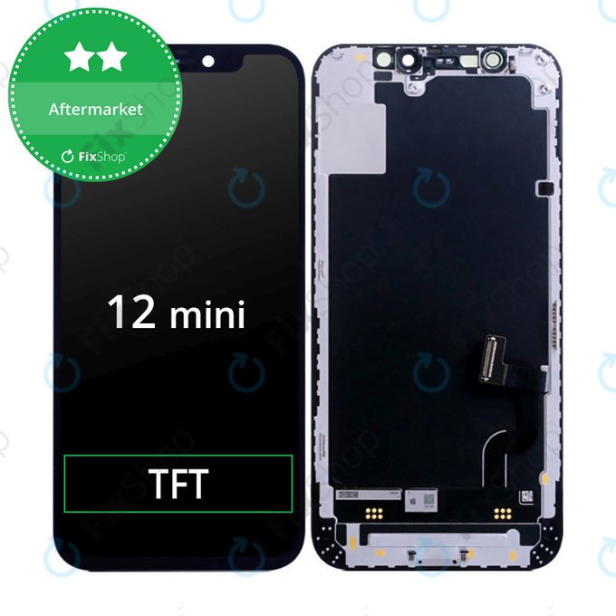 Schermo In-Cell HD+ per iPhone 12 Mini, Vetro touch con cornice