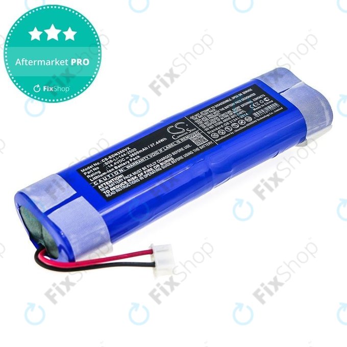 Batteria per Ecovacs Deebot DJ35, DK35, DN55, S08-LI-144-2500, Li-Ion, 2600mAh, 14.4V, HQ