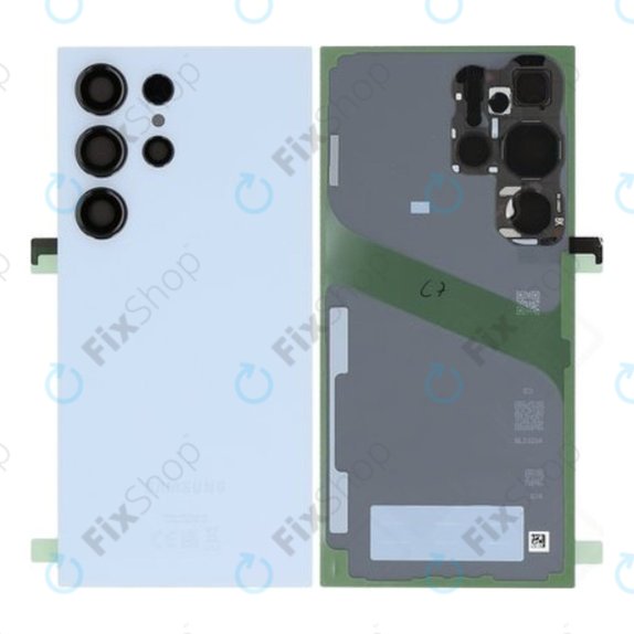 Cover batteria per Samsung S24 Ultra S928B, Titanium Blue, GH82-33349F, Genuine Service Pack