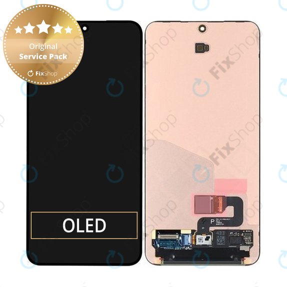Schermo per Samsung S25, Vetro touch senza cornice, GH82-36327A, Genuine Service Pack