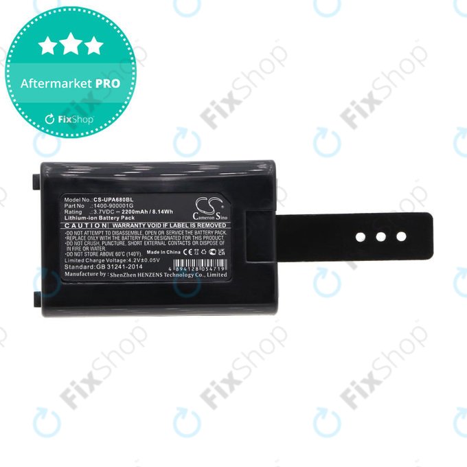 Batteria per Unitech HT680, 1400-900005G, Li-Ion, 2200mAh, 3.7V, HQ