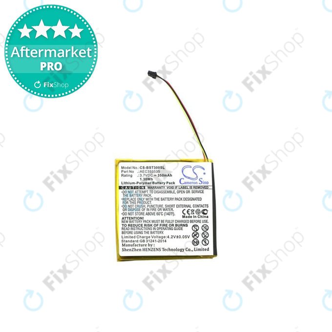 Batteria per Beats Solo 2.0, 3.0, AEC353535, 350mAh, HQ