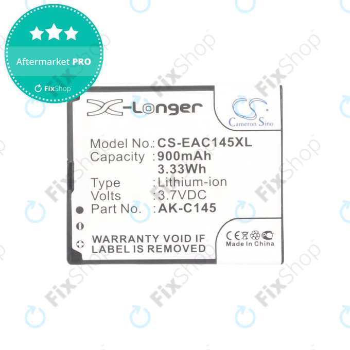 Batteria per Aligator A420, V500, V550, Auro C2030, Bea-fon C250, C260, Telme C145, C145B, Texet TM-D222, Winner WG7, AK-C145, C250, TM-D222, 900mAh, HQ