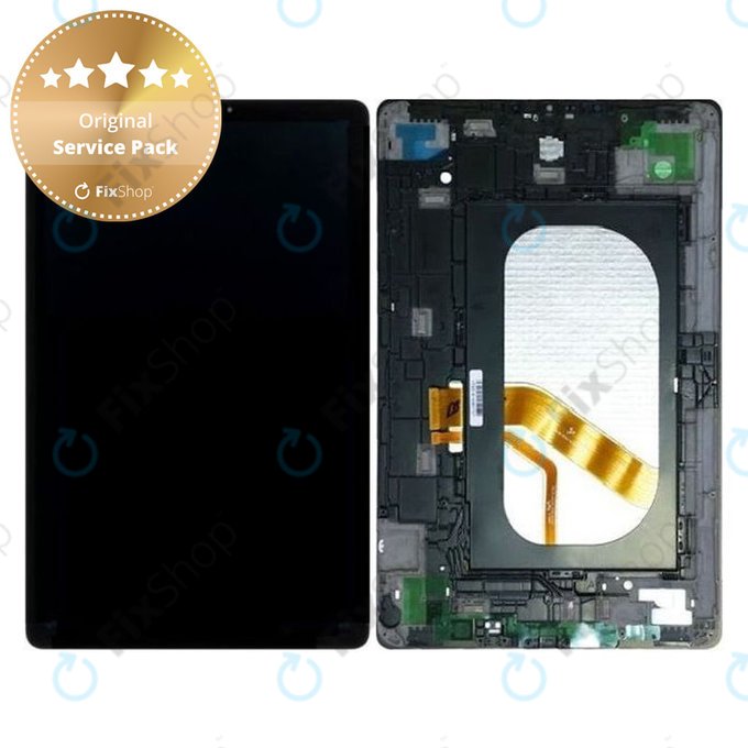 Schermo per Samsung Galaxy Tab S4 10.5" T830, T835, Black, Vetro touch con cornice, GH97-22199A, Genuine Service Pack