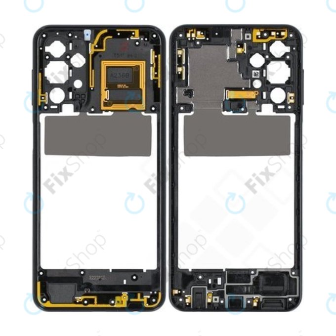 Telaio centrale per Samsung A23 5G A236B, Awesome Black, GH98-47823A, Genuine Service Pack