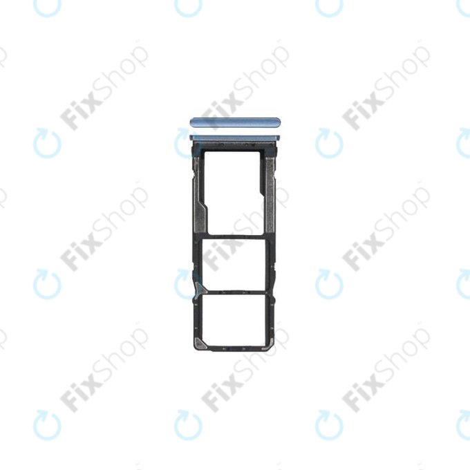 SIM e SD Tray per Xiaomi Redmi Note 9S, 9 Pro, Interstellar Grey