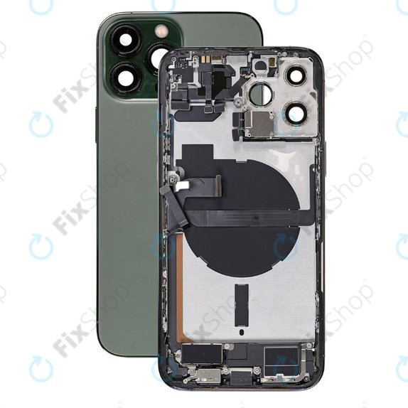 Scocca posteriore con piccoli componenti per iPhone 13 Pro Max, Alpine Green