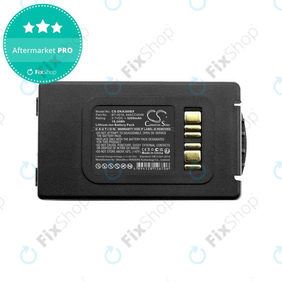 Batteria per Datalogic Skorpio X3, Skorpio X4, BT-0016, Li-Ion, 5200mAh, 3.7V, HQ
