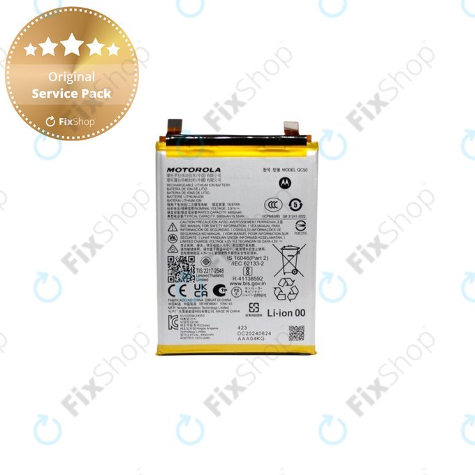 Batteria per Motorola Edge 50 Ultra, QV45, SB18D97987, 4500mAh, Genuine Service Pack