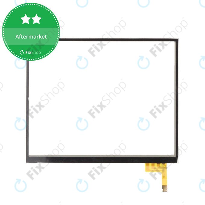 Vetro touch inferiore con adesivo per Nintendo DSi