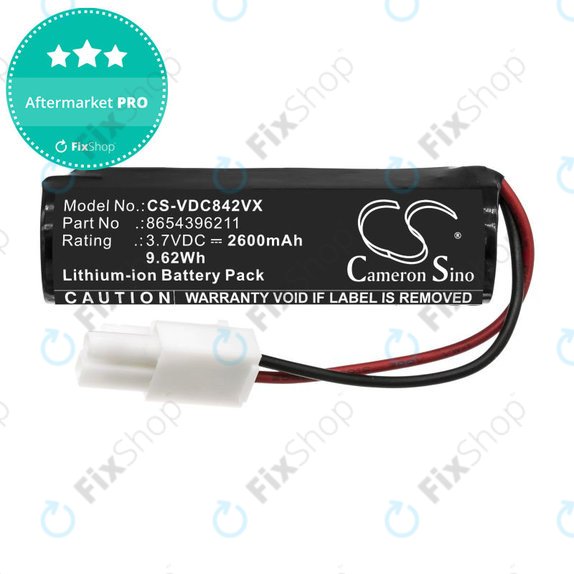 Batteria per Vileda Quick & Clean, 8654396211, Li-Ion, 2600mAh, 3.7V, HQ