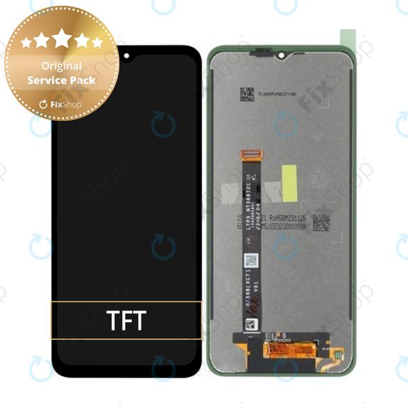 Schermo per Samsung Xcover 7 G556B, Vetro touch senza cornice, GH82-33685A, Genuine Service Pack