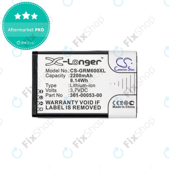 Batteria per Garmin Montana 600, 600T, 600t Camo, 650, 650T, 680, 680T, Monterra, 010-11599-00, 010-11654-03, 361-00053-00, 361-00053-04, 2200mAh, HQ