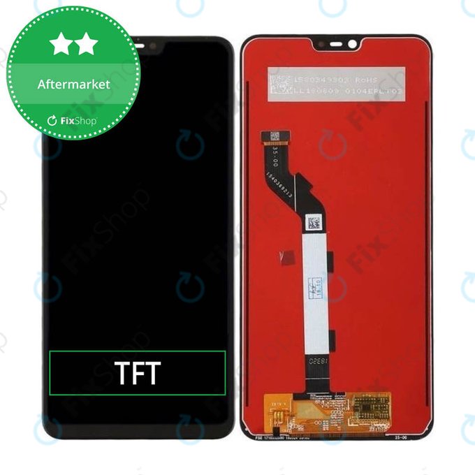 Schermo LCD per Xiaomi Mi 8 Lite, Vetro touch senza cornice
