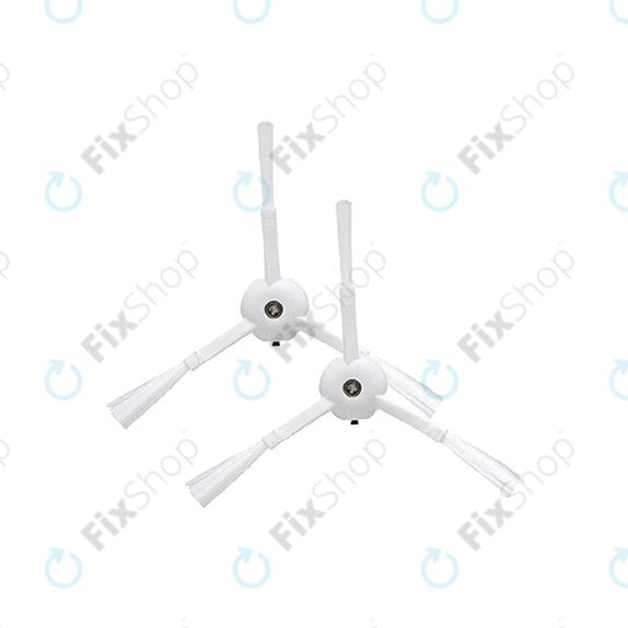 Spazzola laterale White 2 pz per Xiaomi serie Mi Robot Vacuum Mop, serie Roborock, serie Xiaowa