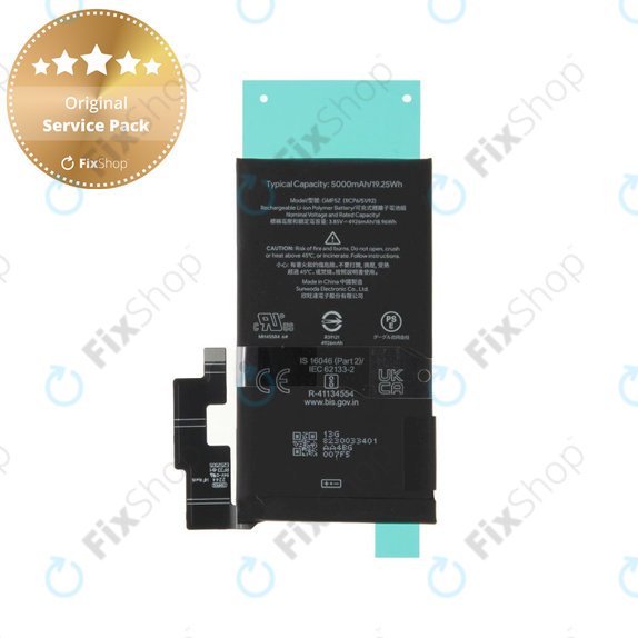 Batteria per Google Pixel 7 Pro GP4BC GE2AE, G949-00398-00, GMF5Z, 5000mAh, Genuine Service Pack