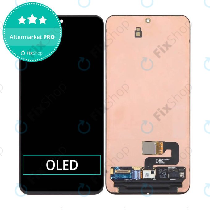 Schermo OLED per Samsung S23 S911B, Vetro touch senza cornice