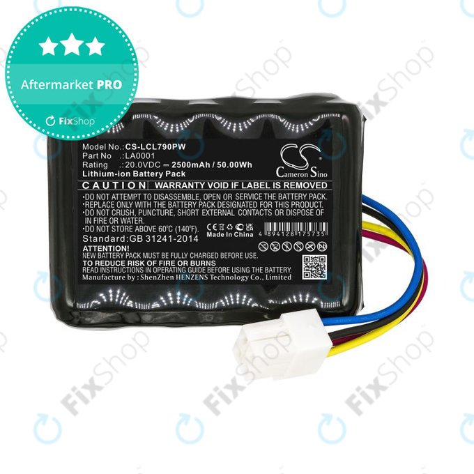 Batteria per Landxcape LX797, Ferrex 800m2 2021, LA0001, Li-Ion, 2500mAh, 20V, HQ