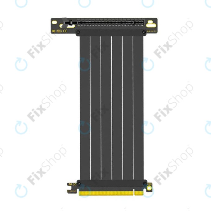 Cavo riser PCIe 4.0 x16 per scheda grafica, 20cm, nero