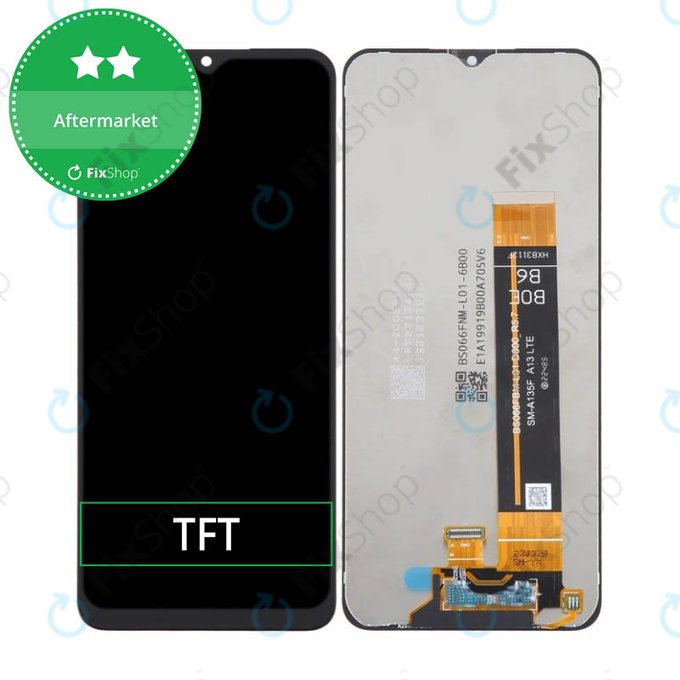 Schermo per Samsung M13 M135F, Vetro touch senza cornice