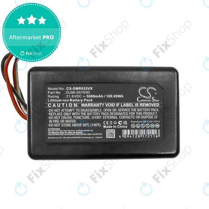 Batteria per Samsung PowerBot R9350, R9250, 5000mAh