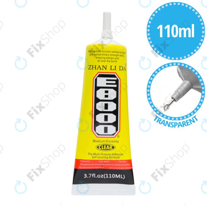 Adesivo E8000 110ml, Trasparent