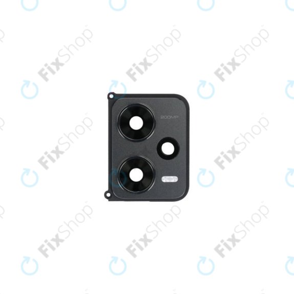 Lente fotocamera posteriore con frame per Xiaomi Redmi Note 12 Pro+ 5G, Midnight Black, 560023M16U00, Genuine Service Pack