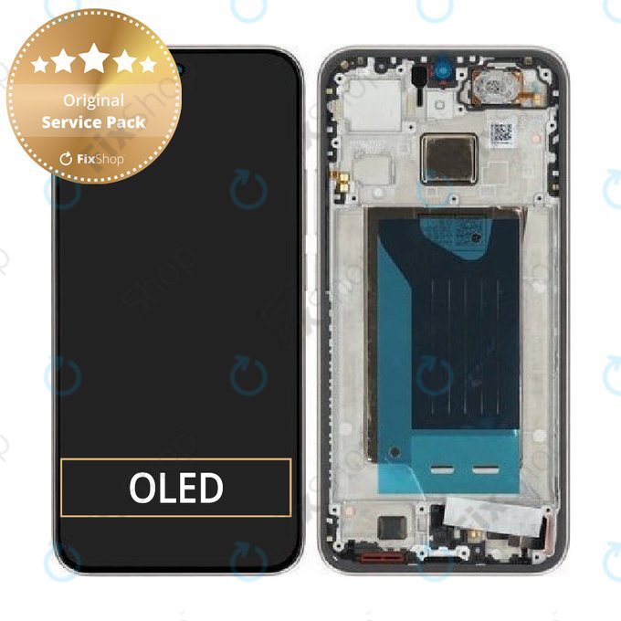 Schermo per Xiaomi 15T, Rose Gold, Vetro touch con cornice, 5600030O12A00, Genuine Service Pack
