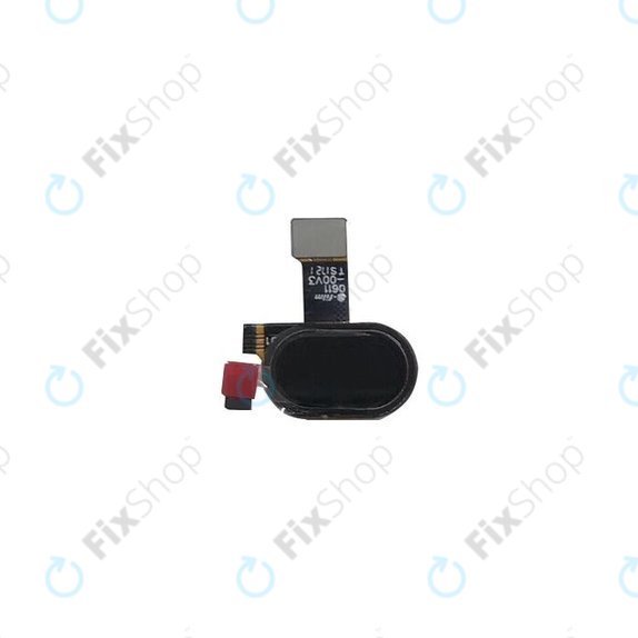 Tasto Home, sensore di impronte digitali e cavo flex per MotGoldla Moto E4 Plus XT1771, Black