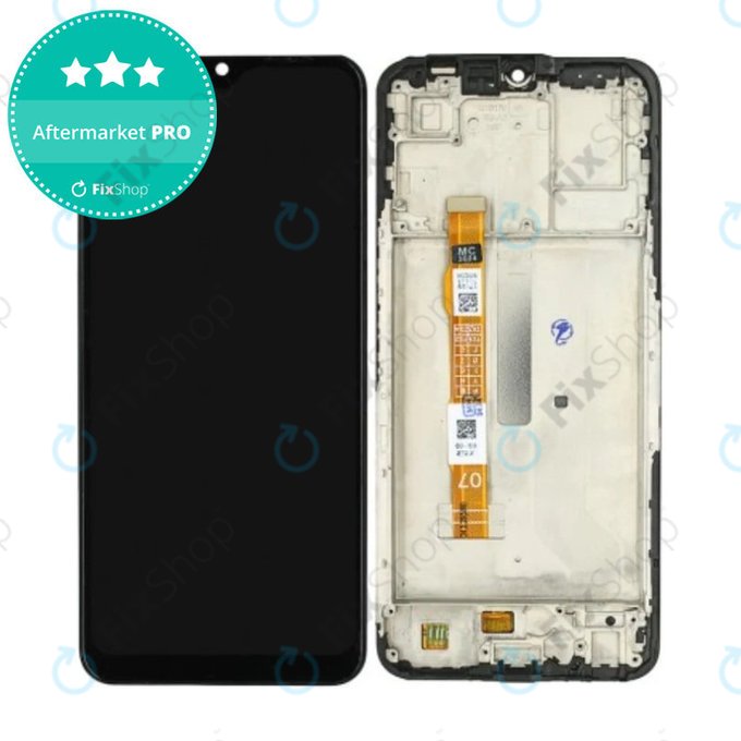 Schermo OLED per Vivo Y55, Starlight Black, Vetro touch con cornice