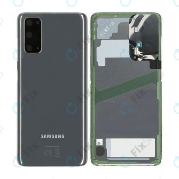 Cover batteria per Samsung S20 G980F, Cosmic Grey, GH82-22068A, GH82-21576A, Genuine Service Pack