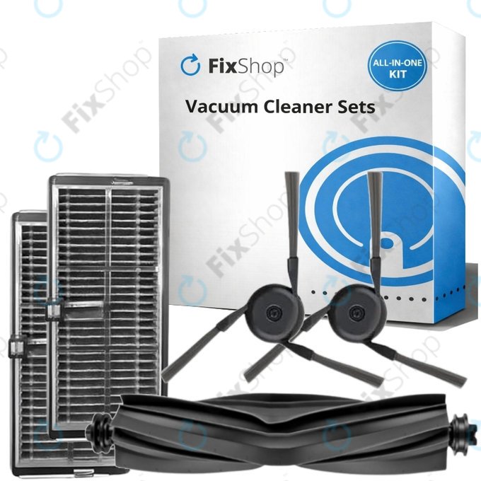 Set di ricambi per Mova P50 Ultra (1x spazzola principale, 2x filtro, 2x spazzola laterale)