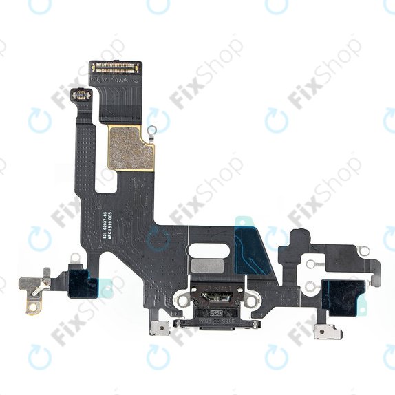 Connettore di ricarica con Cavo flex per iPhone 11, Black
