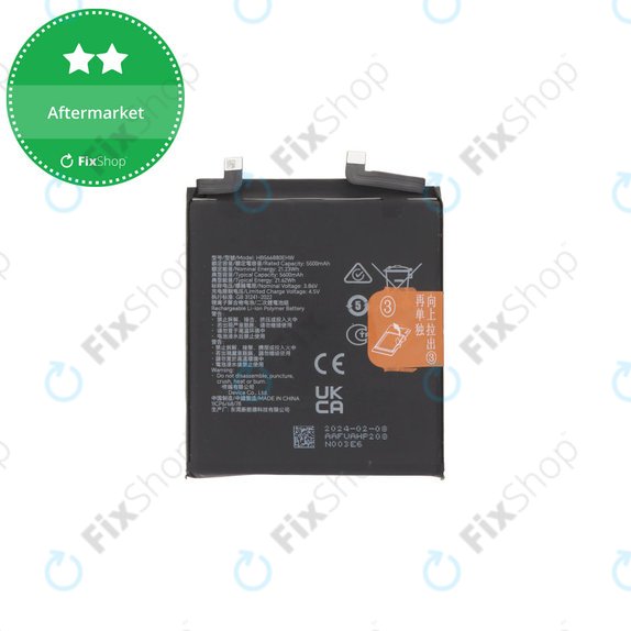 Batteria per Honor Magic6 Pro, HB566880EHW, 5600mAh