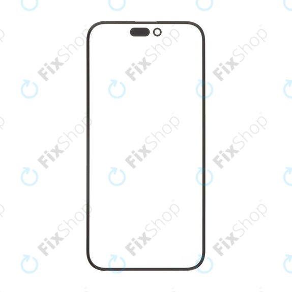 Vetro frontale con adesivo OCA per iPhone 16 Plus