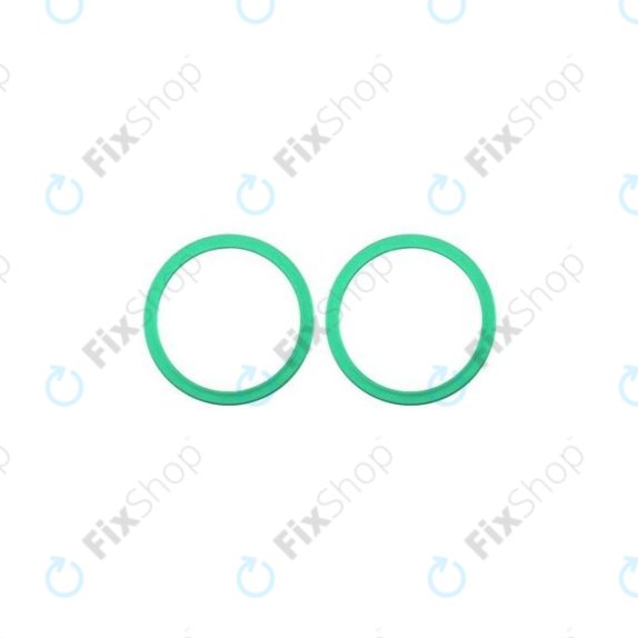 Frame lente fotocamera posteriore 2pcs per iPhone 11, 12, 12 Mini, Green