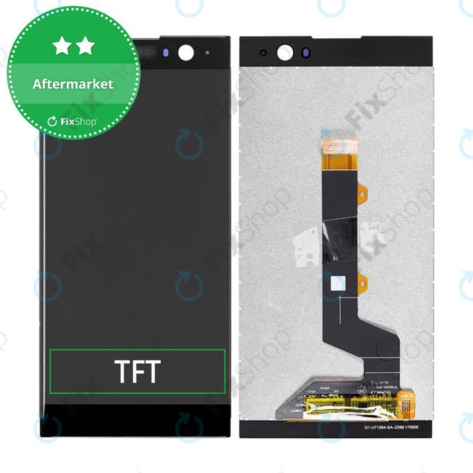Schermo LCD per Sony Xperia XA2 H4113, Black, Vetro touch senza cornice