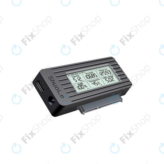 Adattatore USB-C / USB 3.0 a SATA per HDD/SSD con display, 12V/3A EU